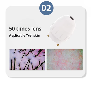 Analyseur de cuir chevelu et de cheveux REKELE avec scanner facial à jet d'oxygène, analyse du cuir chevelu et des cheveux, test capillaire et analyse minérale - Product Image 4