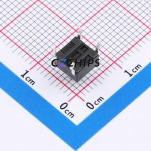 K2-1102DP-F4SW-04 Tactile Switch Through hole-4P,6x6mm Switch Single Pole Single Throw Round Button 2.5N Through Hole - Product Image 2