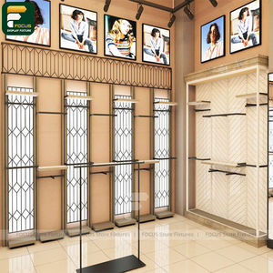 Présentoir de Vêtements Moderne pour Zone d'Angle, Armoire de Rangement Compacte pour Vêtements, Module d'Affichage Compact - Product Image 3