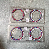 Splitter PLC Direct Supply Unbalance Tube 2.0MM 3.0MM 1*2 Coupler Rasio 1:99 hingga 50:50 Radio PLC Ratio Splitter Selubung LSZH/PVC