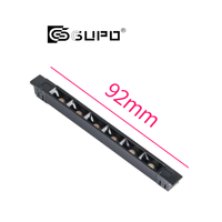 GUPO 24V 7W Mini projecteur linéaire à clipser pour rail, encastré, en saillie et suspendu, type grille