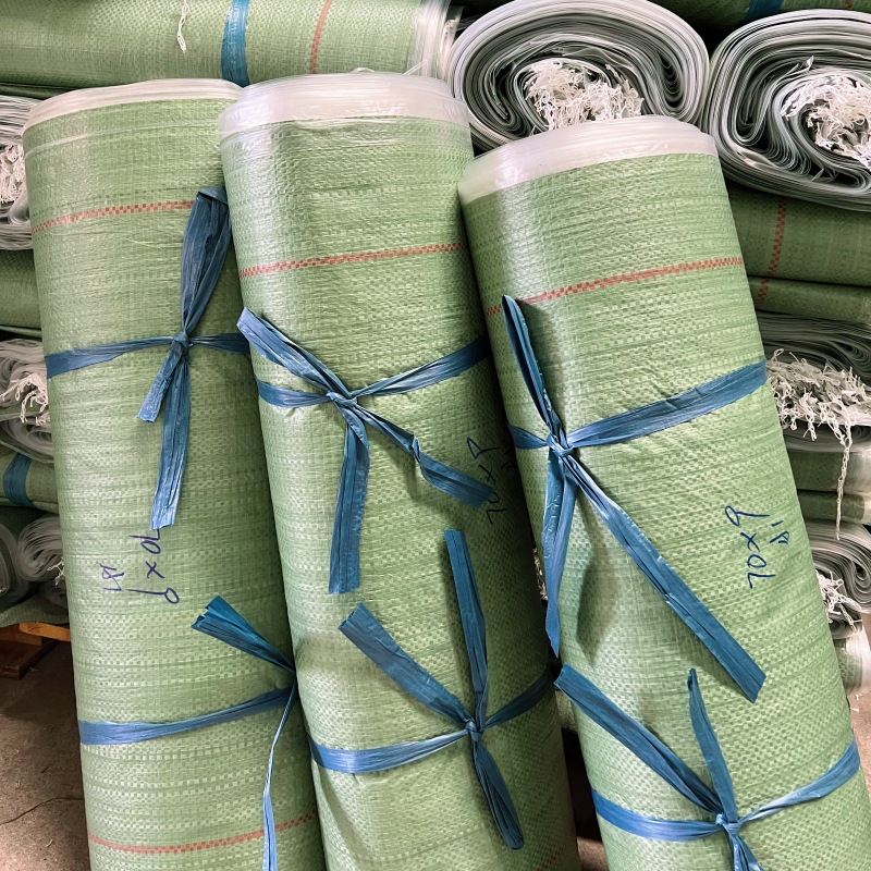 New Material White PP Woven Bag Moisture Proof Recyclable Biodegradable Rice Flour Feed Packing Bags 25kg 50kg