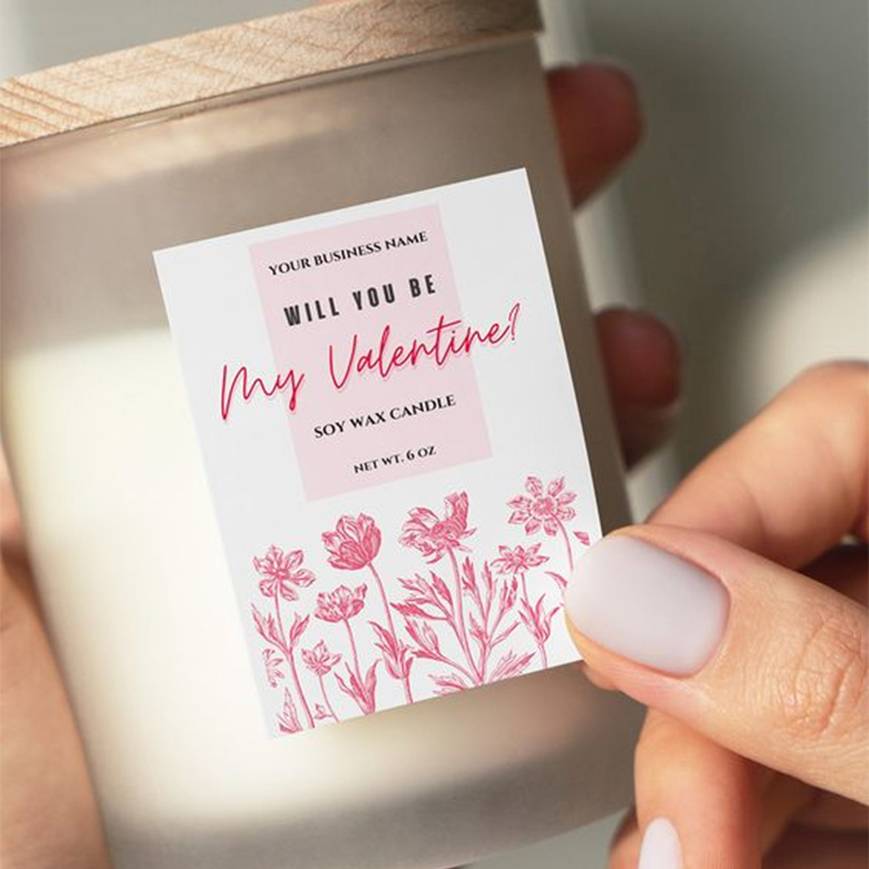 Étiquettes personnalisées pour bougies
