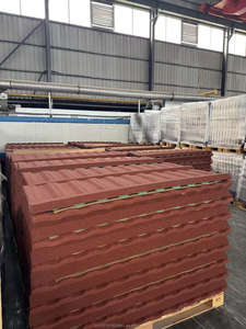 Tejas Metálicas de Color de Alta Calidad, Impermeables y Resistentes al Fuego, Paneles de Acero Corrugado para Decoración de Materiales de Construcción - Product Image 2