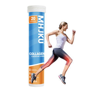 Fabrika fiyat kollajen + C vitamini efervesan sekmeler, cilt kızdırma, saç gücü ve bağışıklık sistemi, şekersiz destekler - Product Image 1