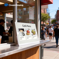 Pantalla LCD con Iluminación de Borde para Menús, Señalización Digital Comercial Android, Publicidad para Menús de Restaurantes