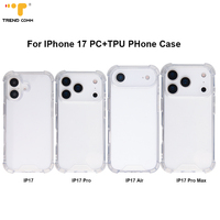 Coque de téléphone antichoc transparente en TPU souple, design uni, pour iPhone 17 Air 16 Pro Max 15 Plus – Vente en gros Chine