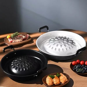 หม้อปิ้งย่างและหม้อสุกี้อลูมิเนียมขายดีสำหรับประเทศไทยและลาว - Product Image 2