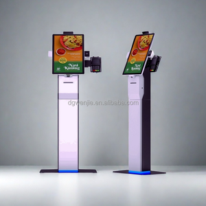 Terminal de paiement par <span class=keywords><strong>code</strong></span> QR WENJIE 21,5/32'' - Kiosque d'auto-enregistrement - Machine de paiement par carte de crédit - Kiosque d'information - Écran tactile - Product Image 3