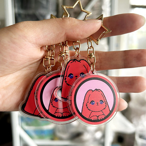 Wholesale Custom (G)I-DLE Yuqi <b>Anime</b> Album Flash Peripheral Cartoon UV Printed Fashion Trend Acrylic Key Chain Pendant - Product Image 3