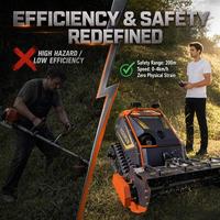 Çim Biçme Robotu Kablosuz 18Kw 764cc Loncin Benzinli Motor Euro 5/EPA 24hp Döner Çalı Kesici