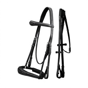 Brida para Caballo Hecha a Mano de Cuero Suave Personalizable de Alta Calidad, Estilo Inglés, Tamaño 2x3x2m para un Montar Cómodo en Entrenamiento - Product Image 6
