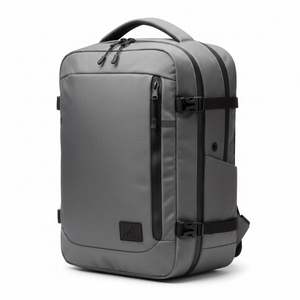 OEM/ODM TSA Friendly Expandable Fashion Travel Backpack Waterproof Polyester Business Laptop <b>Bag</b> Unisex 20-39L Air Cushion Belt - Product Image 2
