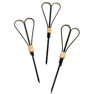 Bán buôn tre tự nhiên looped xiên BBQ xiên tre Knot <span class=keywords><strong>Picks</strong></span> - Product Image 1