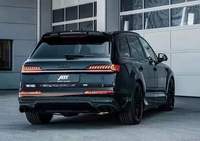 Kit carrosserie en fibre de carbone de style AB de haute qualité pour Audi Q7 2021-2024 : Lame avant, jupes latérales, diffuseur arrière, aileron supérieur, spoiler de pare-chocs