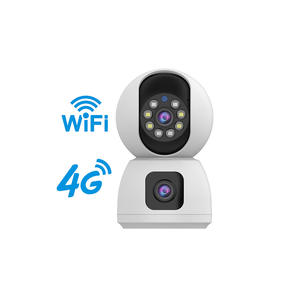 Cámara de Seguridad PTZ Interior con Doble Lente, Visión Nocturna, Sirena y Micrófono Integrados, WIFI 4G para Monitoreo de Bebés - Product Image 2