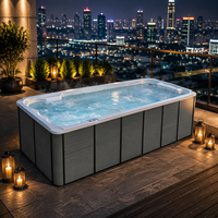 Piscines de nage extérieures JOYEE pour jardin, avec système Balboa Ariestech, fabriquées en Chine par Endless Chinese Manufacturer