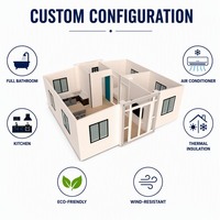 Maison conteneur extensible de haute qualité entièrement meublée 20ft 40ft, maison modulaire préfabriquée, fabricant OEM certifié CE ISO9001, prête à l'emploi