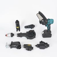 Kit combiné d'outils électriques sans fil 16+2, perceuse-visseuse multifonction lithium-ion 21V, coffret rigide pour la maison et le bricolage