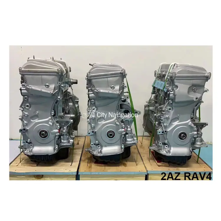 Novo motor de bloco longo 2AZ RAV4 para Toyota, cabeça de cilindro com motor a gasolina desencapado