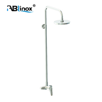 Usine système de douche extérieur en acier inoxydable piscine douche extérieur salle de bain robinets mélangeur ensemble de douche