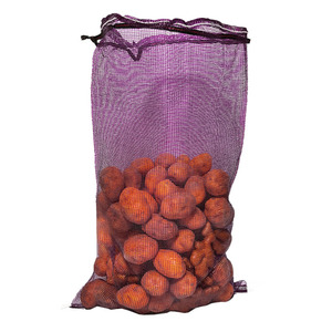 Sac en filet personnalisé, sac d'emballage circulaire en filet pour oignon, pomme de terre, légumes - Product Image 1