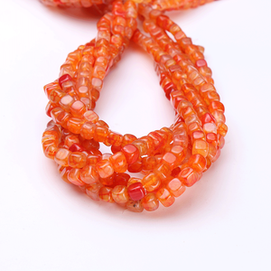 Cuentas de Piedras Preciosas con Corte Brillante para la Fabricación de Joyas, Colección de Piedras Sueltas, Rojo, Amarillo, Turquesa, Ojo de Gato, Rodocrosita, 8 mm de Altura - Product Image 3