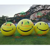 Ballon gonflable géant en PVC imperméable à l'hélium avec LED pour la publicité