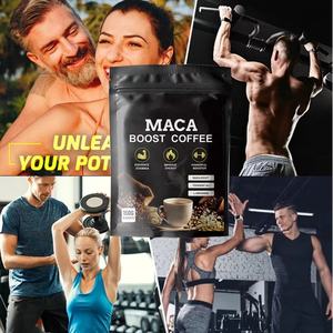 Potente suplemento de café Maca Boost para adultos mejora la resistencia y la energía pre-entrenamiento gimnasio Mass <span class=keywords><strong>Gainer</strong></span> en dosificación de polvo - Product Image 5