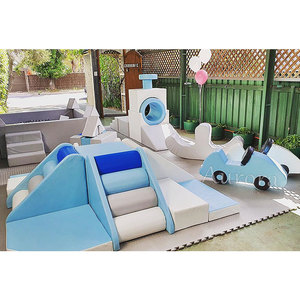 Estera de juego de actividades para <span class=keywords><strong>gimnasio</strong></span> de bebé, juguete suave para juegos de interior, Castillo travieso, gorila inflable, castillo hinchable blanco - Product Image 3