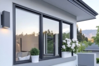 Fenêtre coulissante moderne en aluminium et acier inoxydable personnalisée persienne horizontale pour rideau de maison Fenêtres en verre à prix économique