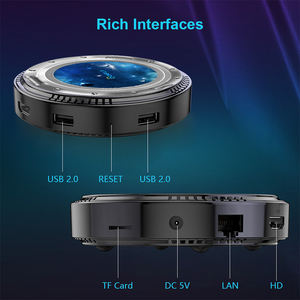 กล่อง BP6สมาร์ททีวีแอนดรอยด์12 5G WiFi 6 4G 128G ALLWINNER H618 BT5.0 6K HDR10 <span class=keywords><strong>VP9</strong></span> MPEG4 <span class=keywords><strong>H265</strong></span>กล่องทีวีด้านบน Mi 2023ใหม่ - Product Image 5