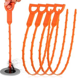 Disotturatore Portatile Manuale in PP <span class=keywords><strong>per</strong></span> WC, Rimuove Facilmente Ogni Tipo di Ostruzione, Pulisce Rapidamente Tubi di Scarico in Plastica dai Capelli e Residui, Modello 64cm - Product Image 1