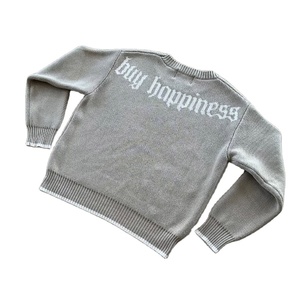 <span class=keywords><strong>Pull</strong></span> en tricot personnalisé pour homme, broderie, col rond, en coton, pour l'hiver - Product Image 2