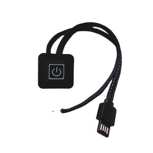 Quần Áo Sưởi Ấm 3 Cấp Nút Điều Khiển Silicone Công Tắc Nút Đôi Điều Khiển 3.7V-24V Cho Các Sản Phẩm Điện - Product Image 2