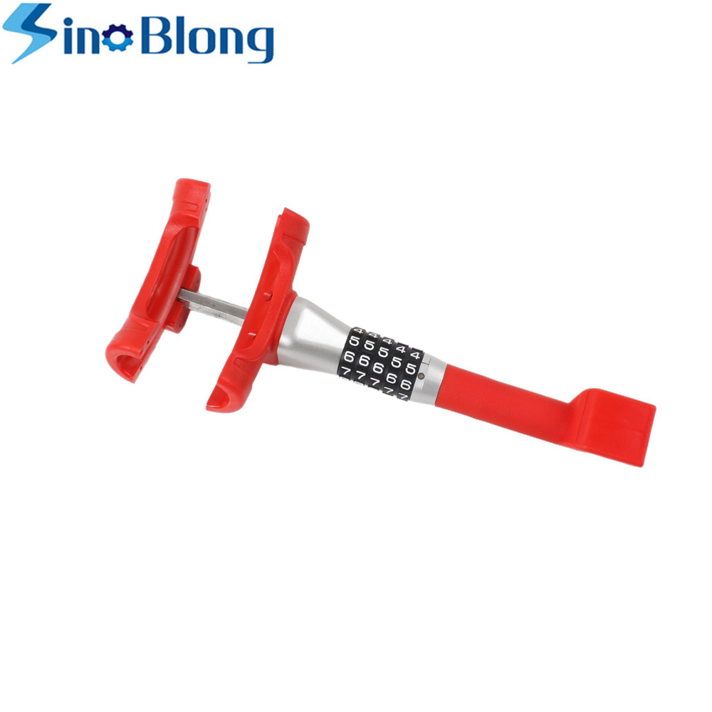 Yellow Steel Car Steering Wheel Lock Anti-Theft Device with 3 Keys | Qingdao Xinrui Bolang Machinery