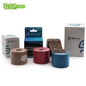 GSPORT Waterproof Rock Muscle Resistance Bands Bandages Tape Athletic Medical Tape Kinesiology Sport Tape