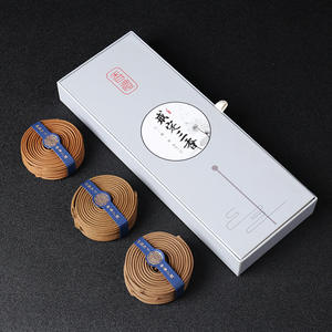 Encens en spirale chinois aux trois saveurs, bois d'agar, écologique, aromatique, trois bâtonnets d'encens pour toutes les saisons - Product Image 2