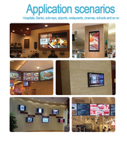 Vente à chaud support mural intérieur Android Smart TV ascenseur signalisation numérique ascenseur publicité écran d'affichage magasin de détail