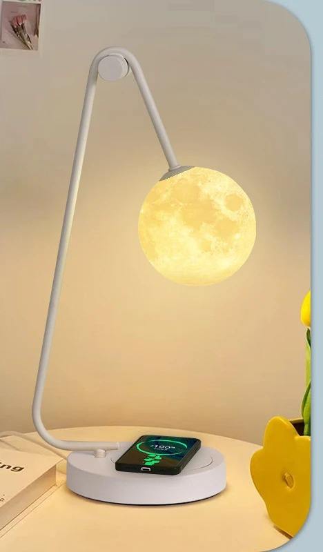 สีขาวพร้อมการชาร์จแบบไร้สาย