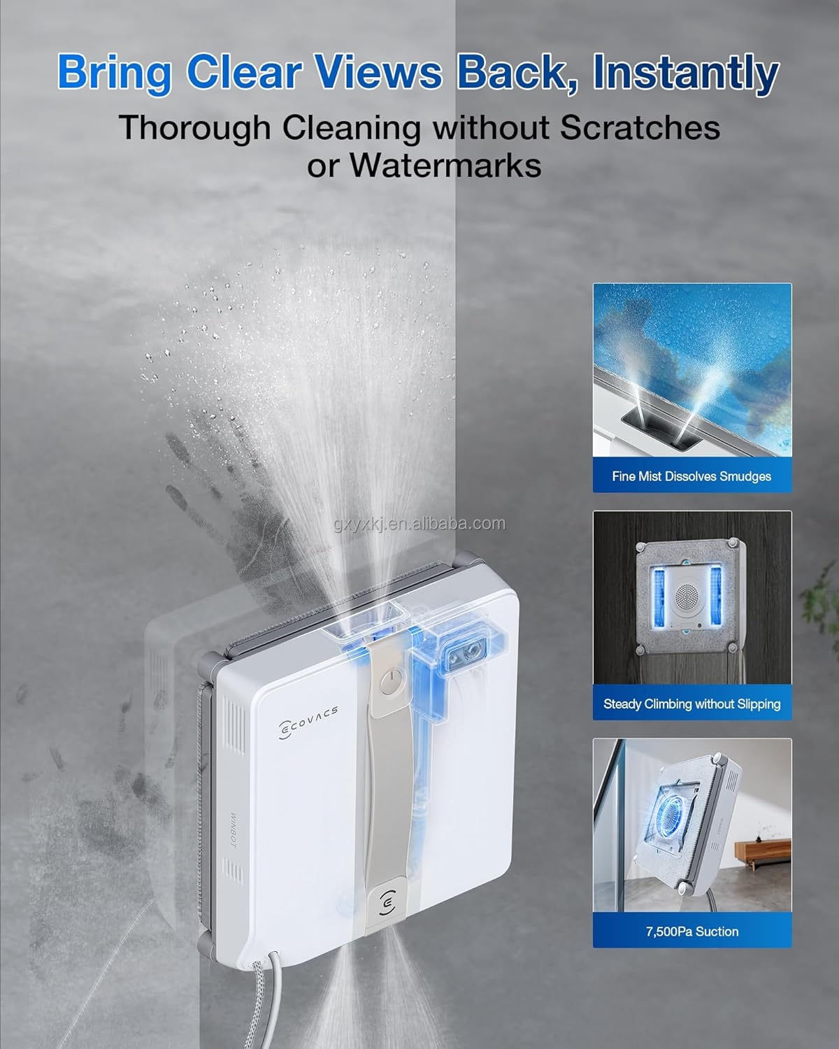 Ecovacs WINBOT Mini: App-Controlled Window Cleaning Robot for 