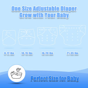 फैसियर बीस्स्की ठोस रंग बांस टेरी नवजात कपड़े के डायपर एयो आधुनिक कपड़े की जेब में - Product Image 2