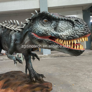 Modelo Animatrónico de <span class=keywords><strong>Indominus</strong></span> <span class=keywords><strong>Rex</strong></span> para <span class=keywords><strong>Jurassic</strong></span> Roars Park, Robot Dinosaurio de Tamaño Natural para Exhibición en Exteriores - Product Image 2