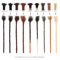 Fournisseur Alibaba en vogue : Extensions de dreadlocks permanentes Rasta Homme en cheveux humains véritables pour hommes et femmes, vente en gros