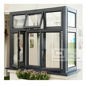 소음 감소 좋은 가격 인류 전반적인 디자인 알루미늄 창 문 이중 유리 슬라이딩 창