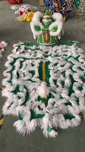 Costume da <span class=keywords><strong>Danza</strong></span> del Leone per Due Adulti Realizzato a Mano da Fabbrica Cinese Taglia Standard che Riflette la Ricca Cultura Cinese - Product Image 6