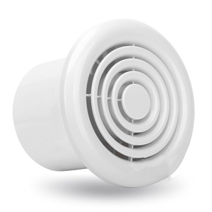 Logo personnalisé Marque 100mm 120mm Ventilateur obturateur rond réversible Tube en plastique ABS Ventilateur <span class=keywords><strong>extracteur</strong></span> <span class=keywords><strong>de</strong></span> ventilation pour toilettes - Product Image 6