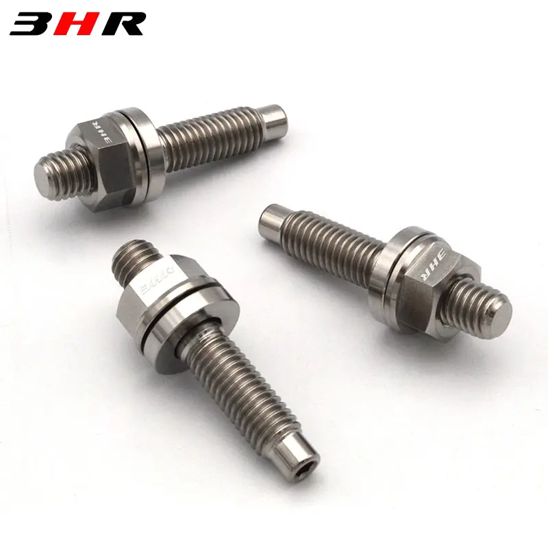 3HR Factory Gr5 titanium Exhaust Manifold Stud M6 M8 M10 with nut and washer