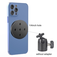 Soporte Magnético para Teléfono con Imán Potente de 8mm de Grosor, para Trípode, Transmisiones en Vivo y Uso Móvil