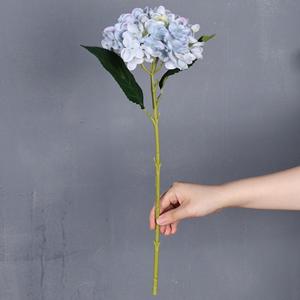Bouquet de fleurs artificielles en soie Hortensia Meng Jie, fleurs blanches pour la décoration de la maison et des mariages - Product Image 4
